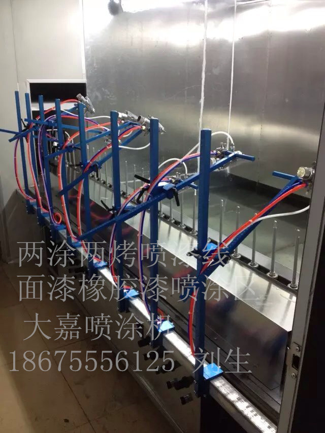 两涂两烤自动喷涂线 面漆喷涂区域