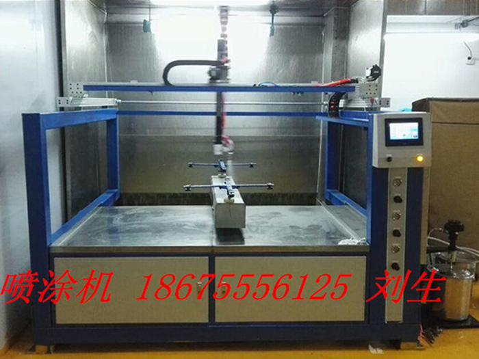 五轴自动喷涂机双盘喷漆机