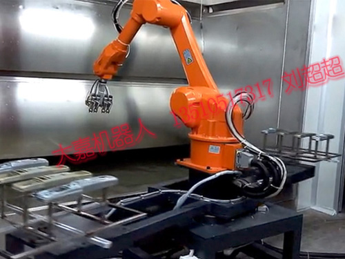 转台机械手五金外壳喷油