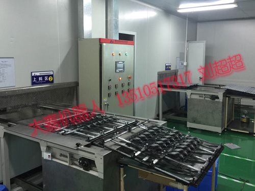 鼠标外壳在线喷涂--单轴往复机喷涂