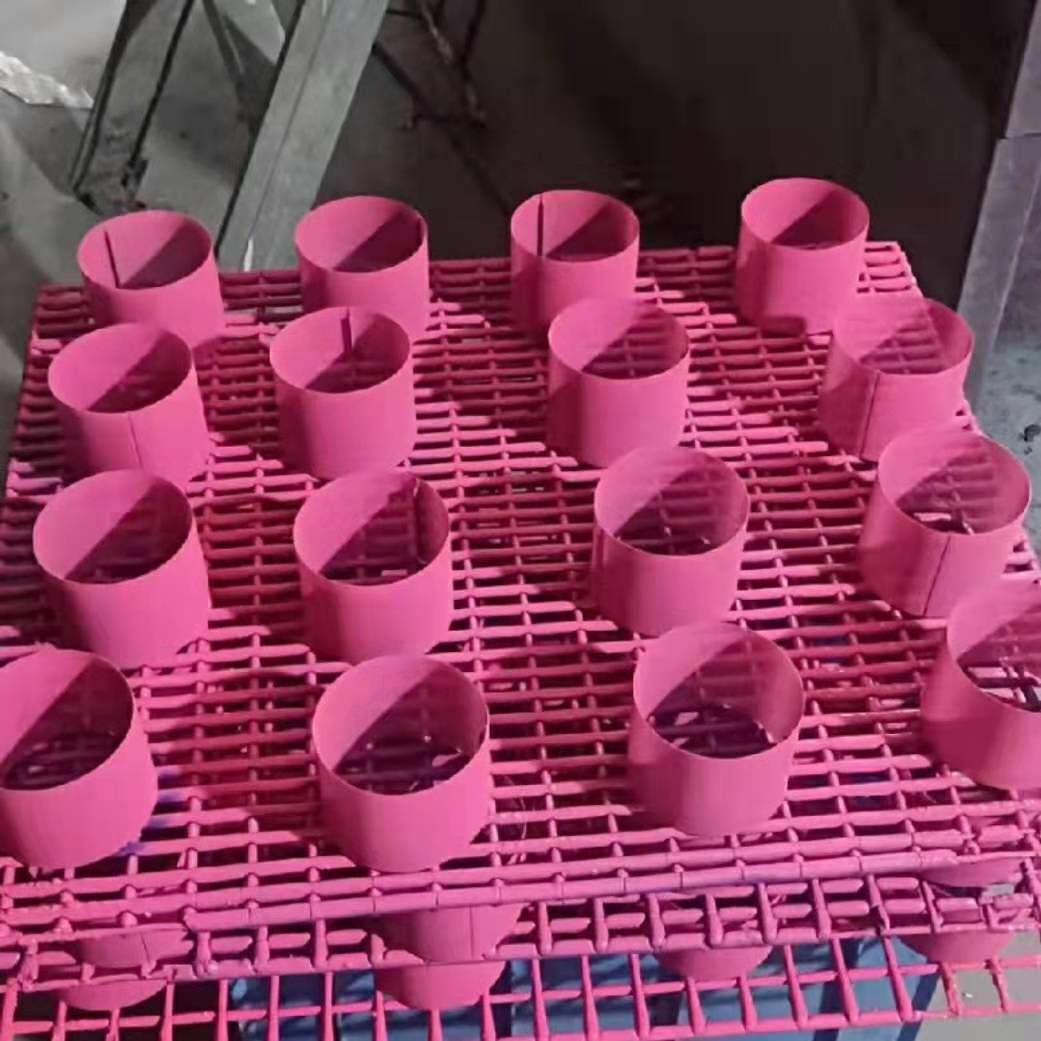 五轴四盘喇叭网喷涂