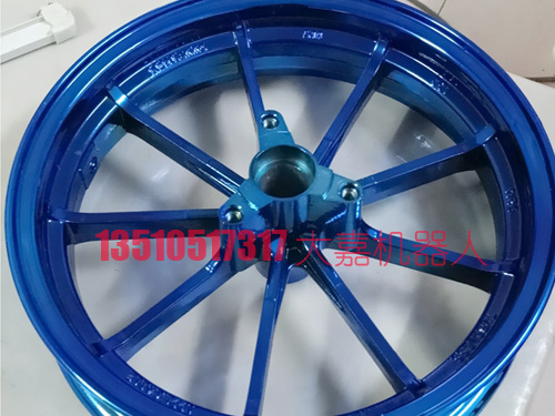 地轨线圆形产品--车毂喷漆